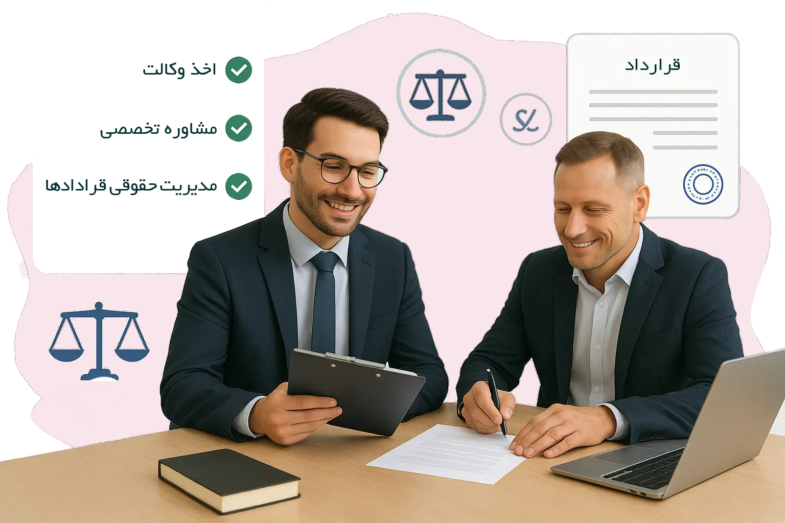 وکیلوند ضامن سلامت حقوقی کسبوکارها